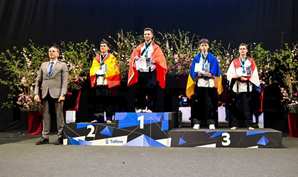 Aykut Taşgın, Avrupa Taekwondo Poomsae Şampiyonası’nda Altın Madalya Kazandı