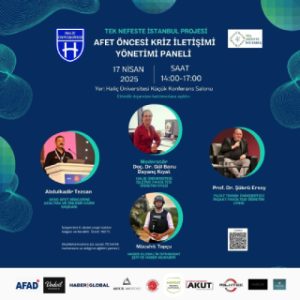 Afet Öncesi Kriz İletişimi Yönetimi Paneli