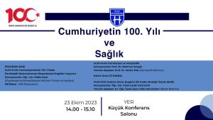 Cumhuriyet’in 100. Yılı ve Sağlık