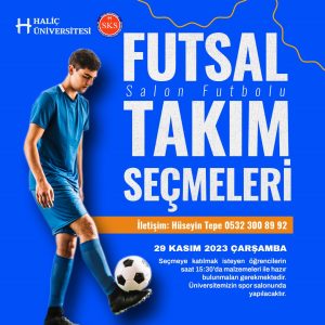 Futsal (Salon Futbolu) Takım Seçmeleri Başlıyor!