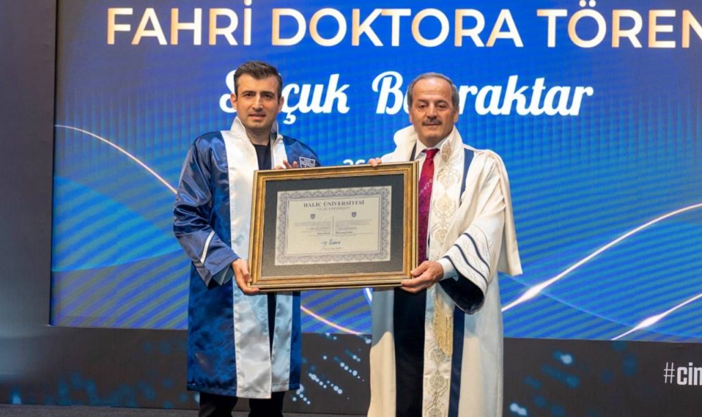 Selçuk Bayraktar Awarded an Honorary Doctorate by Our University