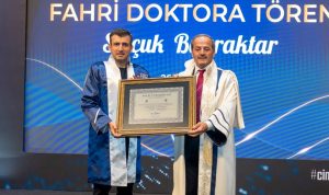 Üniversitemizden Selçuk Bayraktar’a Fahri Doktora