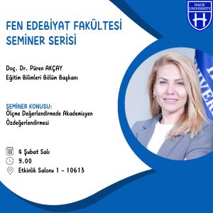 Ölçme Değerlendirmede Akademisyen Özdeğerlendirmesi