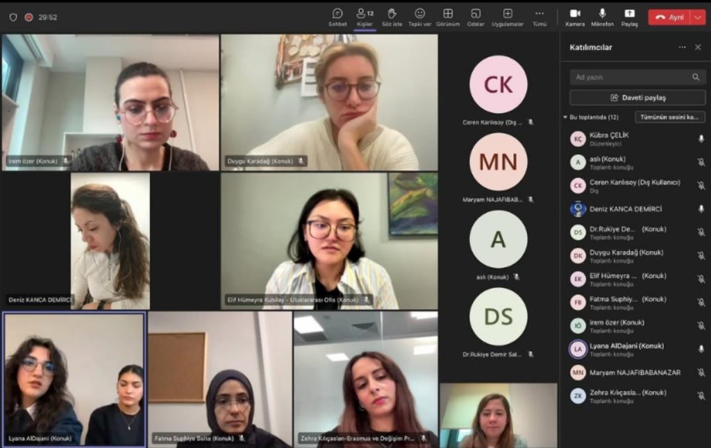 Psikoloji (İngilizce) Bölümü İç Paydaş Toplantısı Çevrim İçi Olarak Gerçekleştirildi