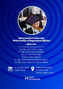 Saha Araştırmalarında SPSS Analizi ve Raporlama Eğitimi