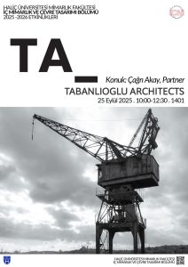 Tabanlıoğlu Mimarlık ile Söyleşi