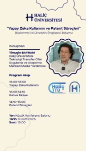 Yapay Zeka Kullanımı ve Patent Süreçleri Beslenme ve Diyetetik (İngilizce) Bölümü