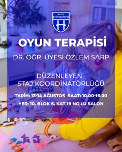 Oyun Terapisi Eğitimi