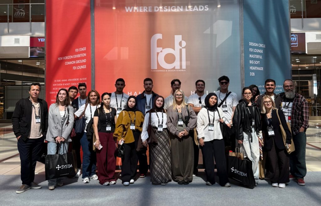 İç Mekan Tasarımı Programı Öğrencilerimiz FDI Mobilya ve Tasarım Fuarı’nı Ziyaret Etti